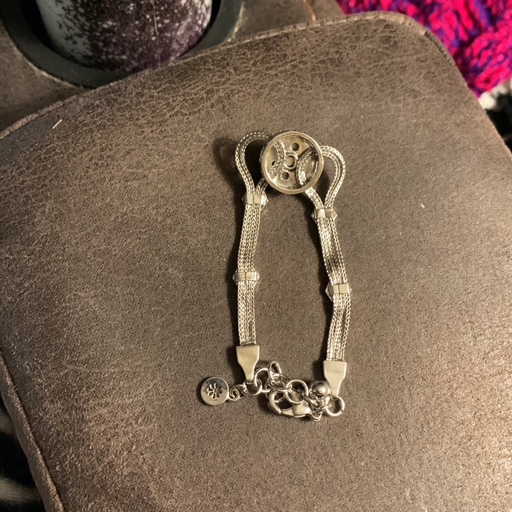 Snap In Design Silvertone Interchangeable Design … - image 2